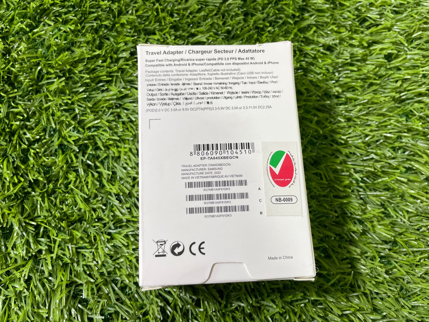 Samsung 45W ADAPTER Type C!